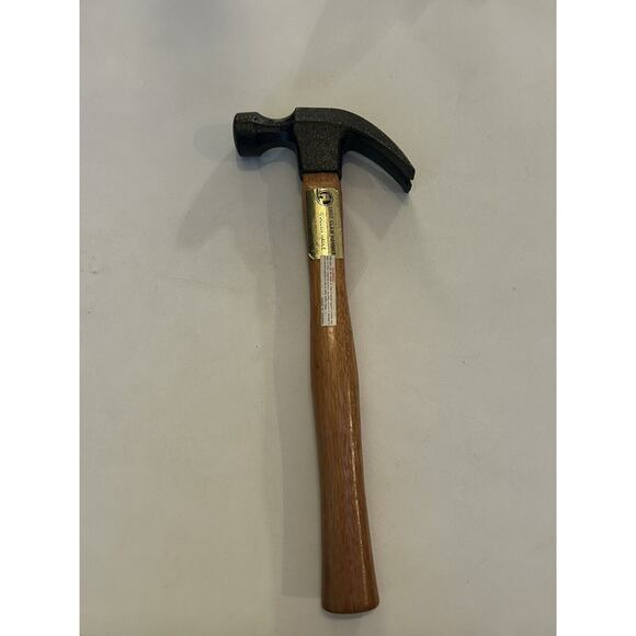 VINTAGE PLUMB Claw Hammer Wooden Handle 11-454 16 oz. 13" Long - Picture 1 of 4
